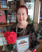 Член клуба ветеранов «Красная гвоздика» Сипягина Антонина Васильевна отметила 75 лет со дня рождения